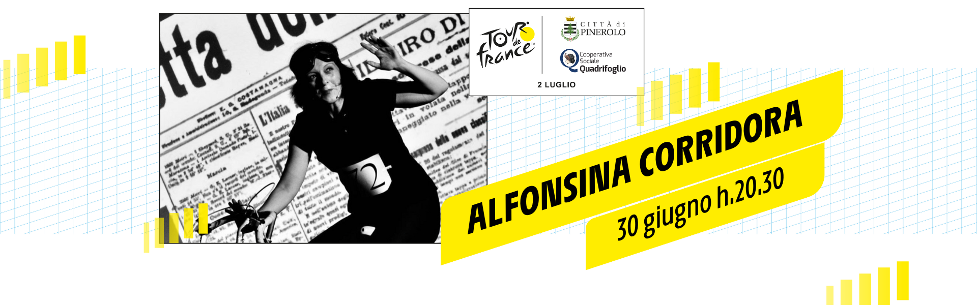 Alfonsina Corridora , la prima donna che ha partecipato al Giro d'Italia